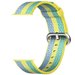 Curea iUni compatibila cu Apple Watch 1/2/3/4/5/6/7, 40mm, Nylon, Woven Strap, Pollen